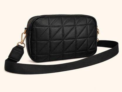 Midnight Quilted Crossbody